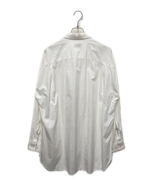 Toironier（トワロニエ）Toironier (トワロニエ) ブロードルーズシャツ ホワイト サイズ:FREEの古着・服飾アイテム