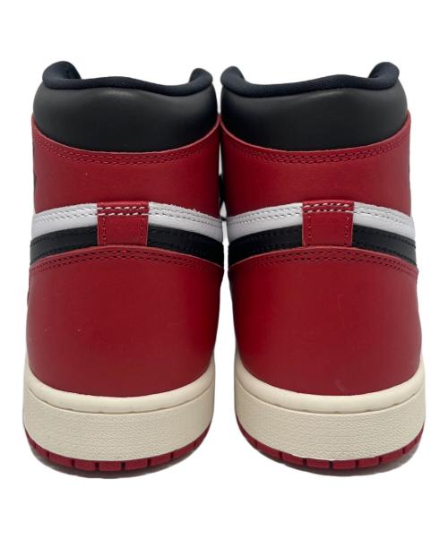 NIKE（ナイキ）NIKE (ナイキ) エアジョーダン 1 レトロ ハイ OG レッド×ホワイト サイズ:27.5㎝ 未使用品の古着・服飾アイテム