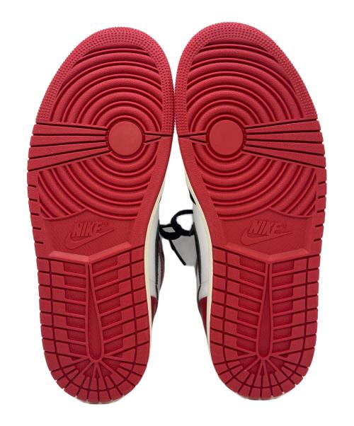 NIKE（ナイキ）NIKE (ナイキ) エアジョーダン 1 レトロ ハイ OG レッド×ホワイト サイズ:27.5㎝ 未使用品の古着・服飾アイテム