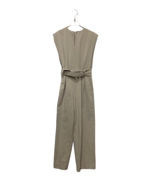 CLANE（クラネ）CLANE (クラネ) スリーブレスベルテッドオールインワン ベージュ サイズ:1の古着・服飾アイテム