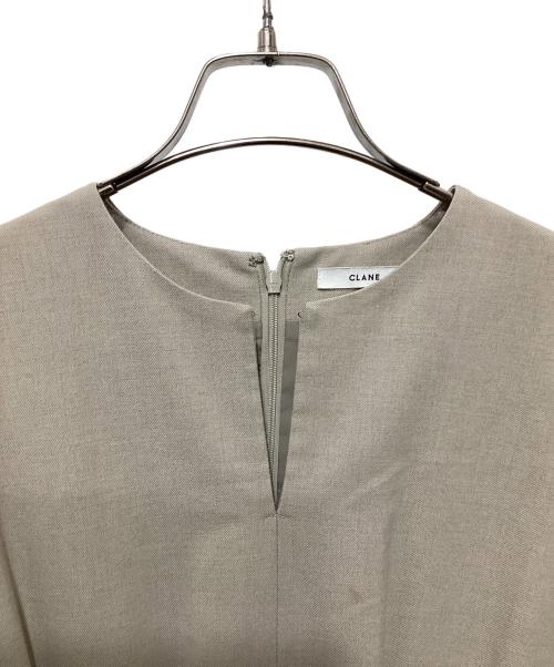 CLANE（クラネ）CLANE (クラネ) スリーブレスベルテッドオールインワン ベージュ サイズ:1の古着・服飾アイテム