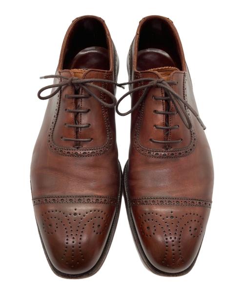 Crockett & Jones（クロケット＆ジョーンズ）Crockett & Jones (クロケット＆ジョーンズ) アルビオン セミブローグシューズ ブラウン サイズ:5 1/2 Eの古着・服飾アイテム