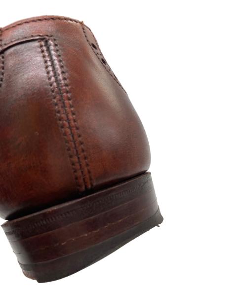 Crockett & Jones（クロケット＆ジョーンズ）Crockett & Jones (クロケット＆ジョーンズ) アルビオン セミブローグシューズ ブラウン サイズ:5 1/2 Eの古着・服飾アイテム