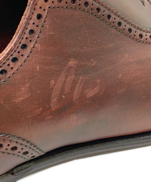 Crockett & Jones（クロケット＆ジョーンズ）Crockett & Jones (クロケット＆ジョーンズ) アルビオン セミブローグシューズ ブラウン サイズ:5 1/2 Eの古着・服飾アイテム
