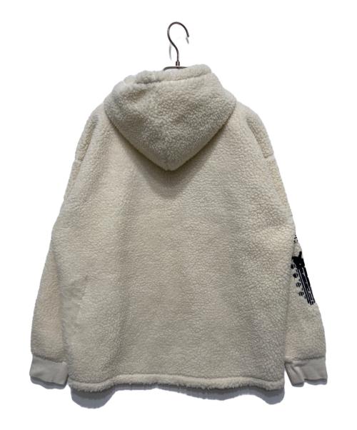 cactus jack（カクタス・ジャック）cactus jack (カクタス・ジャック) ハーフジップ シェルパパーカー アイボリー サイズ:Ｓの古着・服飾アイテム