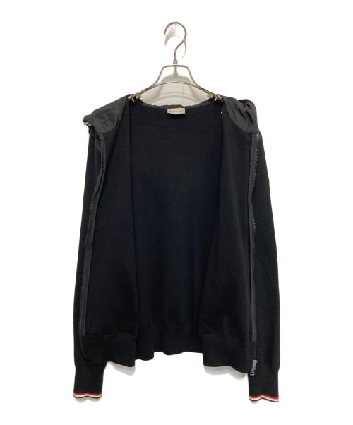 MONCLER（モンクレール）MONCLER (モンクレール) 切替フーデッドジャケット ブラック サイズ:XXLの古着・服飾アイテム