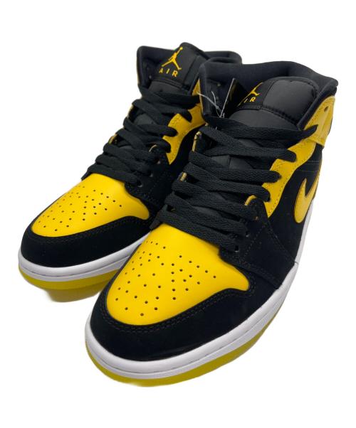 NIKE（ナイキ）NIKE (ナイキ) エアジョーダン 1 ミッド SE イエロー×ブラック サイズ:US7.5/UK6.5/EUR40.5の古着・服飾アイテム