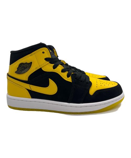 NIKE（ナイキ）NIKE (ナイキ) エアジョーダン 1 ミッド SE イエロー×ブラック サイズ:US7.5/UK6.5/EUR40.5の古着・服飾アイテム