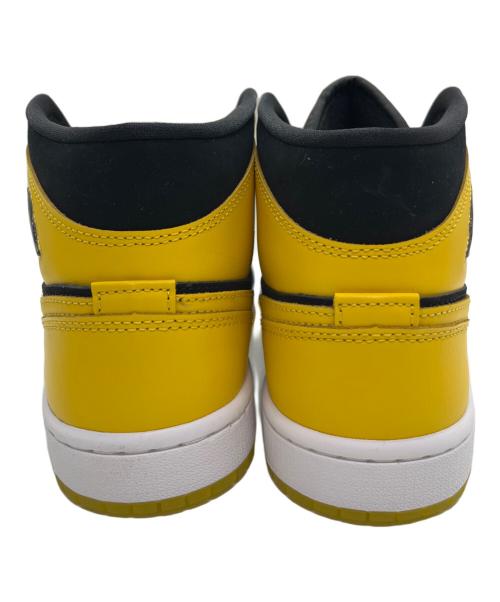 NIKE（ナイキ）NIKE (ナイキ) エアジョーダン 1 ミッド SE イエロー×ブラック サイズ:US7.5/UK6.5/EUR40.5の古着・服飾アイテム