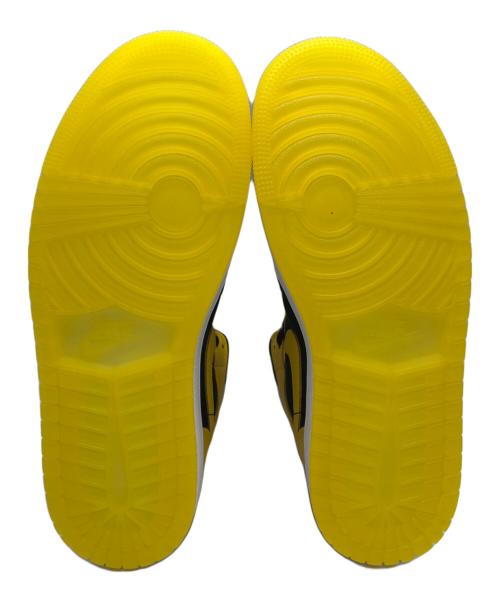 NIKE（ナイキ）NIKE (ナイキ) エアジョーダン 1 ミッド SE イエロー×ブラック サイズ:US7.5/UK6.5/EUR40.5の古着・服飾アイテム