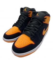 NIKE（ナイキ）の古着「エア ジョーダン 1 ミッド SE」｜ブラック×オレンジ