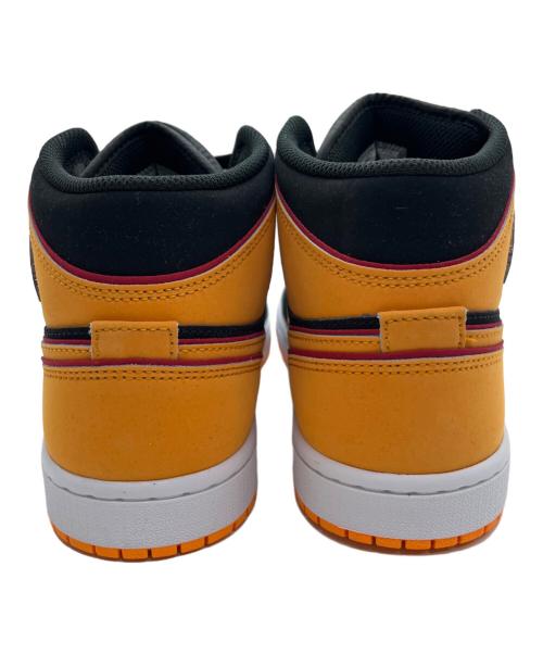 NIKE（ナイキ）NIKE (ナイキ) エア ジョーダン 1 ミッド SE ブラック×オレンジ サイズ:US8.5/UK7.5/EUR42の古着・服飾アイテム