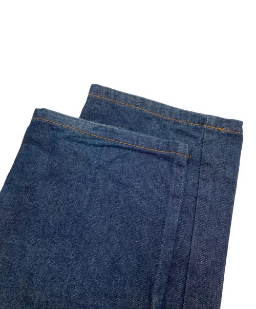 EVISU（エヴィス）EVISU (エヴィス) スカルカモメ刺繍デニムパンツ インディゴ サイズ:32の古着・服飾アイテム