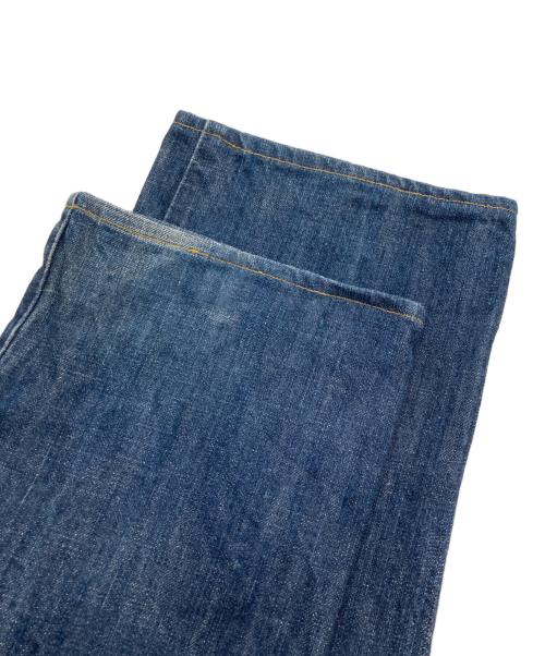 YAMANE（ヤマネ）YAMANE (ヤマネ) バックプリントデニムパンツ インディゴ サイズ:W32×L34の古着・服飾アイテム