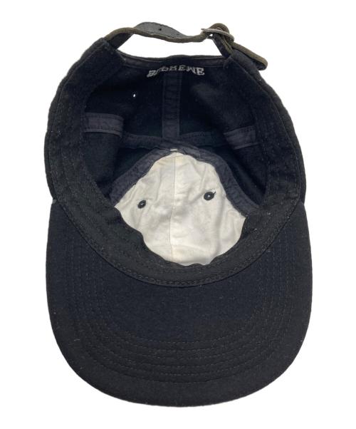 SUPREME（シュプリーム）SUPREME (シュプリーム) ウールSロゴ6パネルキャップ ブラックの古着・服飾アイテム