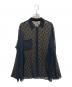 STEVEN ALAN (スティーブンアラン) フラワーシフォンシャツ ブラック サイズ:表記なし：6000円
