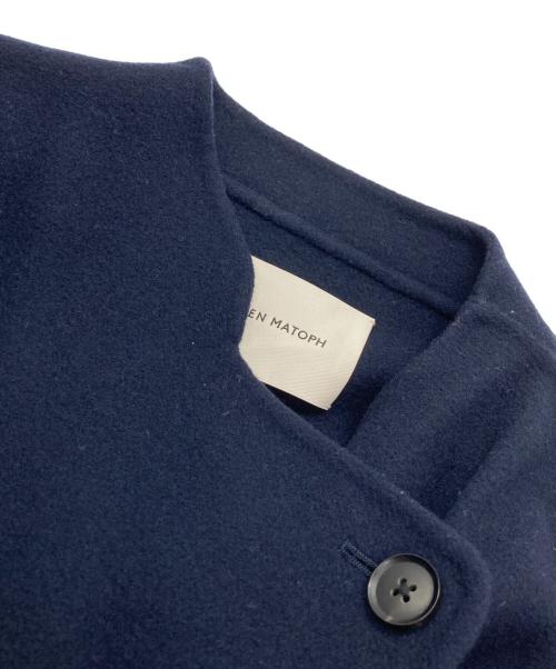 AEWEN MATOPH（イウエン マトフ）AEWEN MATOPH (イウエン マトフ) ウールコート ネイビー サイズ:38の古着・服飾アイテム