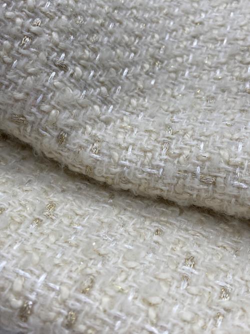 sheller（シェリエ）sheller (シェリエ) ツイードジャケット ホワイト サイズ:FREEの古着・服飾アイテム