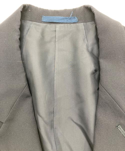 Y's（ワイズ）Y's (ワイズ) ロング丈ウールテーラードジャケット ネイビー サイズ:記載なしの古着・服飾アイテム