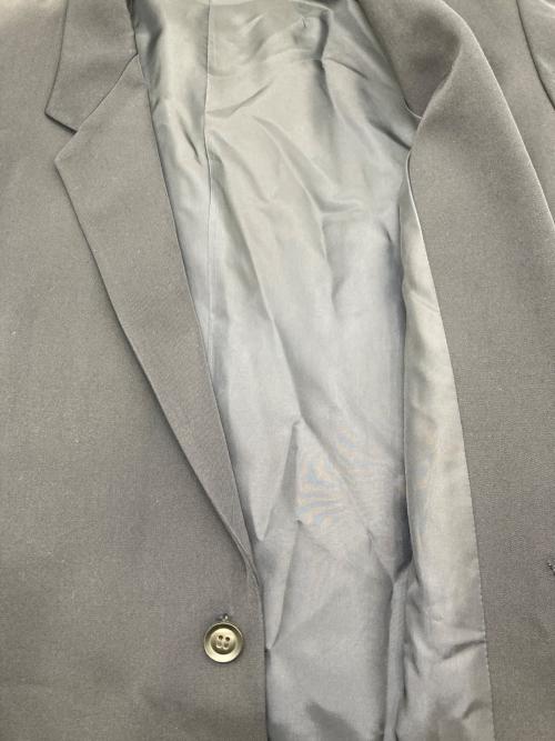 Y's（ワイズ）Y's (ワイズ) ロング丈ウールテーラードジャケット ネイビー サイズ:記載なしの古着・服飾アイテム