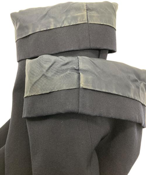 Y's（ワイズ）Y's (ワイズ) ロング丈ウールテーラードジャケット ネイビー サイズ:記載なしの古着・服飾アイテム