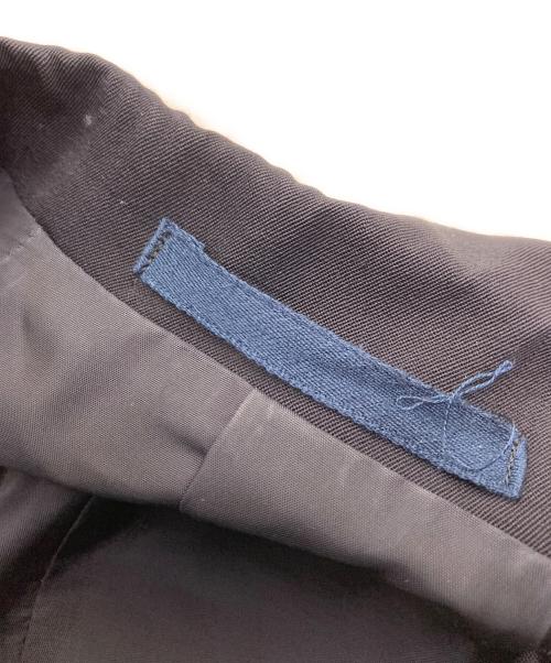 Y's（ワイズ）Y's (ワイズ) ロング丈ウールテーラードジャケット ネイビー サイズ:記載なしの古着・服飾アイテム