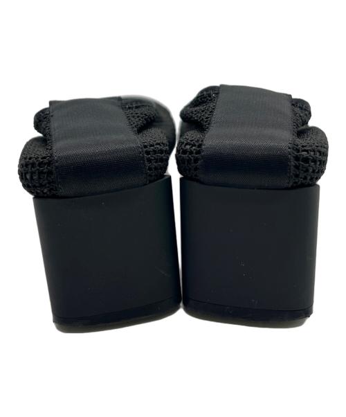 BOTTEGA VENETA（ボッテガベネタ）BOTTEGA VENETA (ボッテガベネタ) メッシュ チャンキーヒール フラットシューズ ブラック サイズ:37の古着・服飾アイテム