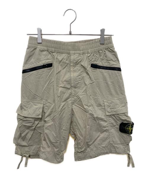 STONE ISLAND（ストーンアイランド）STONE ISLAND (ストーンアイランド) バミューダカーゴパンツ ショーツ ベージュ サイズ:Ｗ28の古着・服飾アイテム