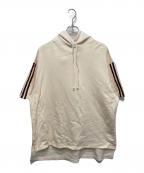 adidas×Ivy Parkアディダス×アイヴィーパーク）の古着「オーバーサイズS/Sフーディ」｜アイボリー