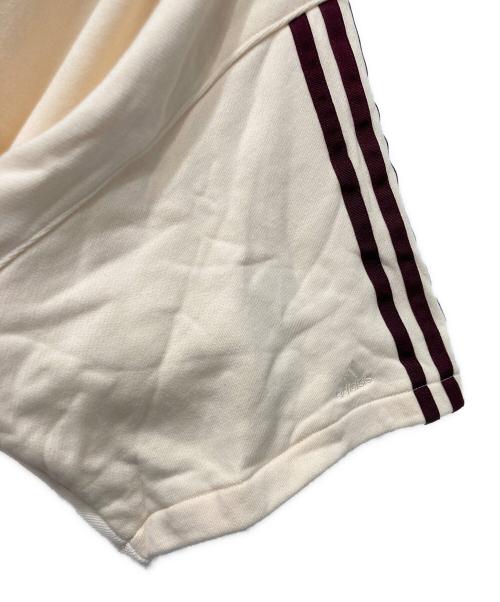 adidas（アディダス）adidas (アディダス) Ivy Park (アイヴィーパーク) オーバーサイズS/Sフーディ アイボリー サイズ: OTの古着・服飾アイテム