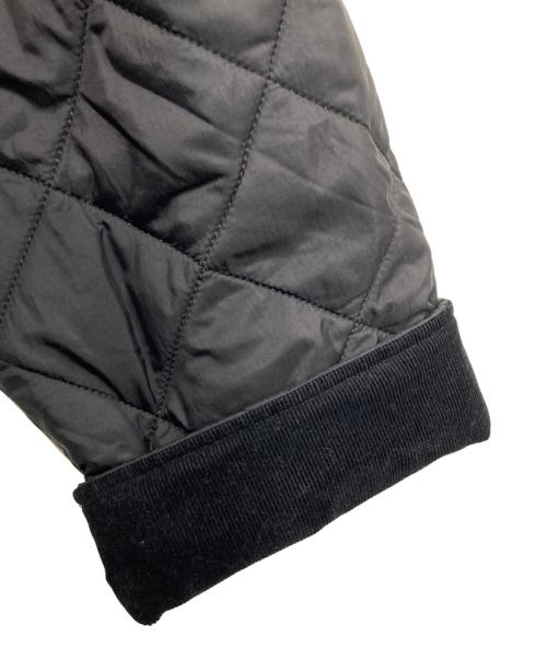 MACKINTOSH PHILOSOPHY（マッキントッシュ フィロソフィー）MACKINTOSH PHILOSOPHY (マッキントッシュ フィロソフィー) サマーフォード コーデュロイカラー ナイロン キルティング コート ブラック サイズ:6の古着・服飾アイテム