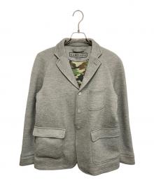 Paul Stuart（ポールスチュアート）の古着「裏地カモ柄3Bジャケット」｜グレー