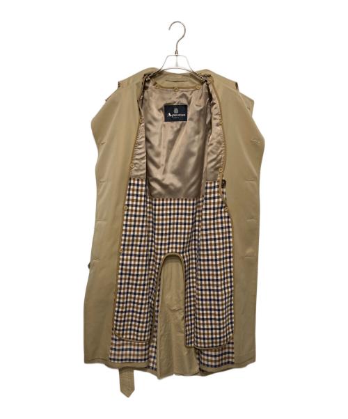 Aquascutum（アクアスキュータム）Aquascutum (アクアスキュータム) KINGSWAY トレンチコート ベージュ サイズ:36の古着・服飾アイテム