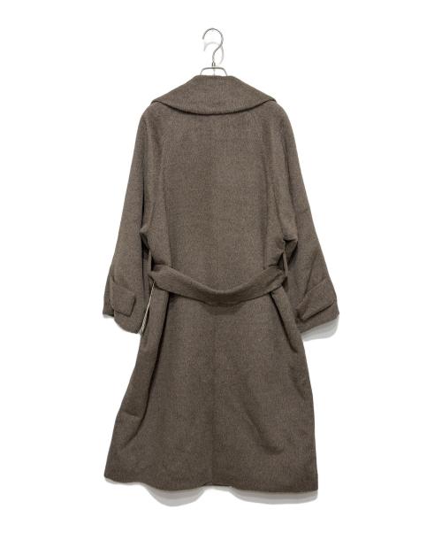 journal standard L'essage（ジャーナルスタンダード レサージュ）journal standard L'essage (ジャーナルスタンダード レサージュ) スーパーファインアルパカブレンドワイドカラーコート ブラウン サイズ:FREE 未使用品の古着・服飾アイテム