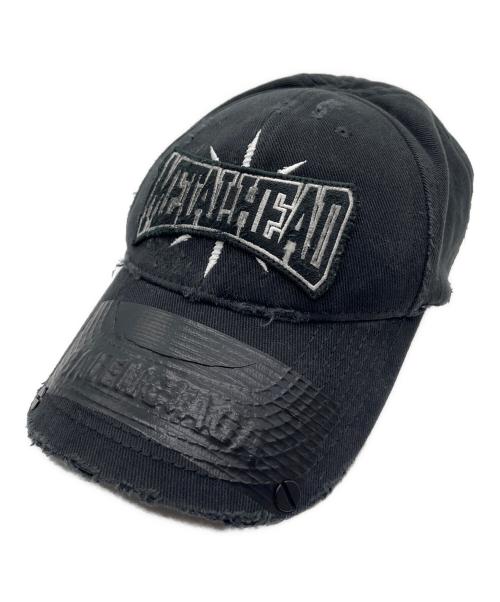 BALENCIAGA（バレンシアガ）BALENCIAGA (バレンシアガ) Metalhead キャップ ブラック サイズ:Lの古着・服飾アイテム