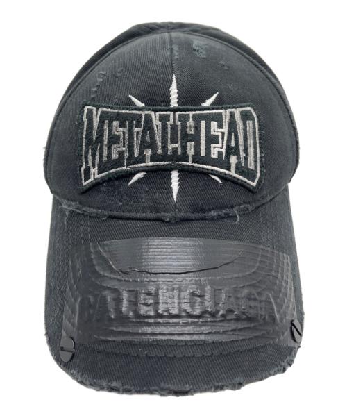 BALENCIAGA（バレンシアガ）BALENCIAGA (バレンシアガ) Metalhead キャップ ブラック サイズ:Lの古着・服飾アイテム