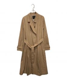 Spick and Span（スピックアンドスパン）の古着「エアリーギャバジンコート」｜キャメル