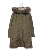 UNTITLEDアンタイトル）の古着「3WAYホワイトダックファーダウンコート」｜カーキ