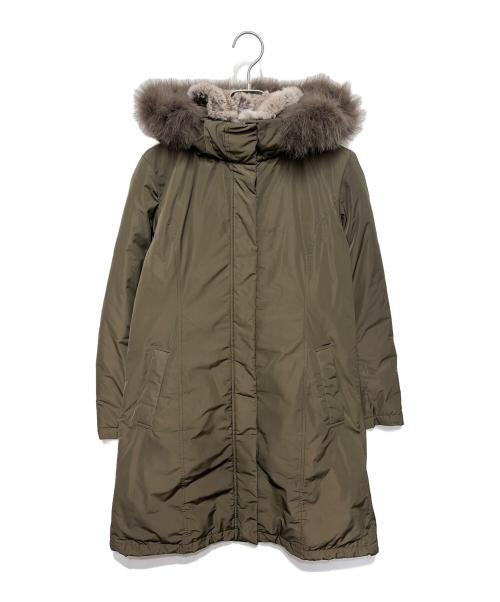 UNTITLED（アンタイトル）UNTITLED (アンタイトル) 3WAYホワイトダックファーダウンコート カーキ サイズ:1の古着・服飾アイテム