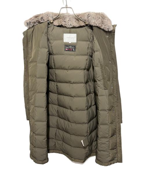 UNTITLED（アンタイトル）UNTITLED (アンタイトル) 3WAYホワイトダックファーダウンコート カーキ サイズ:1の古着・服飾アイテム