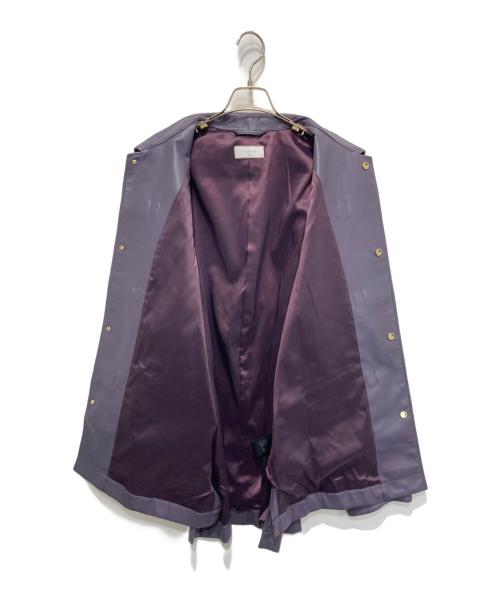 taupe（トープ）taupe (トープ) ヴィーガンレザーホースビットジャケット パープル サイズ:03の古着・服飾アイテム