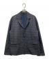 taupe（トープ）の古着「チェックテーラードジャケット」｜グレー