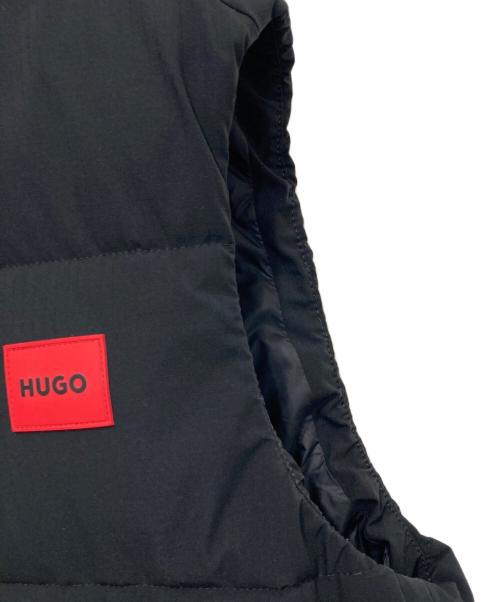 HUGO（ヒューゴ ボス）HUGO (ヒューゴ ボス) バルティーノダウンベスト ブラック サイズ:Ｍの古着・服飾アイテム