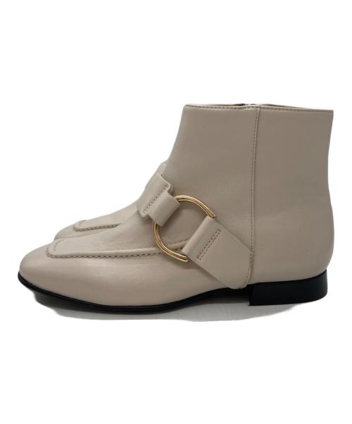 CORSO ROMA 9（コルソローマノーヴェ）CORSO ROMA 9 (コルソローマノーヴェ) ショートブーツ アイボリー サイズ:35の古着・服飾アイテム