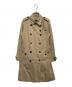BURBERRY LONDON（バーバリーロンドン）の古着「裏ノヴァチェックトレンチコート」｜ベージュ