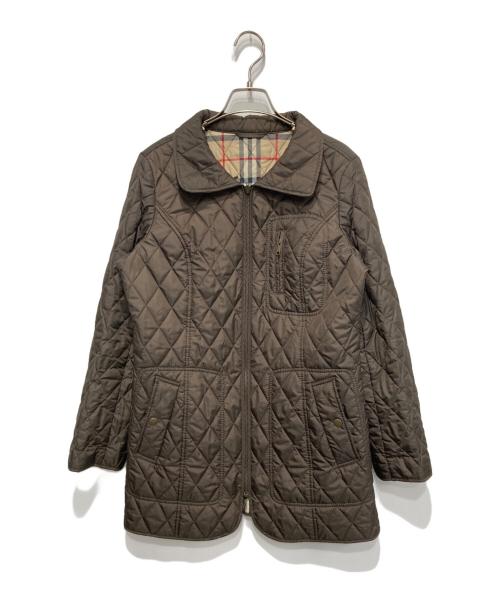BURBERRY LONDON（バーバリーロンドン）BURBERRY LONDON (バーバリーロンドン) 裏ノバチェックキルティングジャケット ブラウン サイズ:44の古着・服飾アイテム