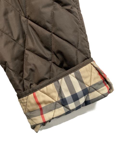 BURBERRY LONDON（バーバリーロンドン）BURBERRY LONDON (バーバリーロンドン) 裏ノバチェックキルティングジャケット ブラウン サイズ:44の古着・服飾アイテム