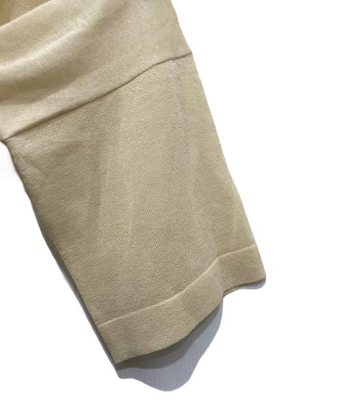 CLANE（クラネ）CLANE (クラネ) SHEER RIDGE LONG KNIT TOPS ベージュ サイズ:1の古着・服飾アイテム
