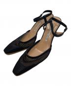 PELLICOペリーコ）の古着「メッシュパンプス」｜ブラック