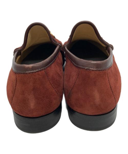 GUCCI（グッチ）GUCCI (グッチ) スウェードホースビットローファー ブラウン サイズ:38Cの古着・服飾アイテム